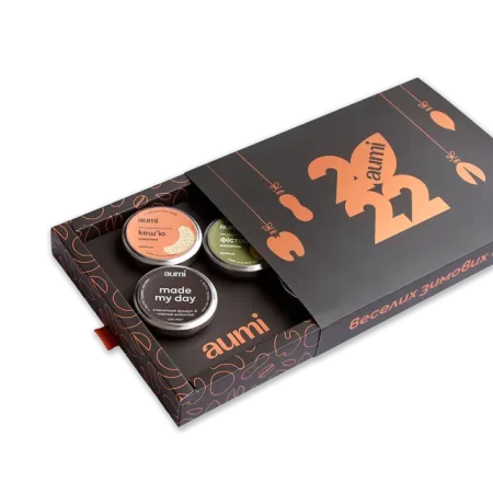 Корпоративні подарунки — горіхові пасти та горіхи